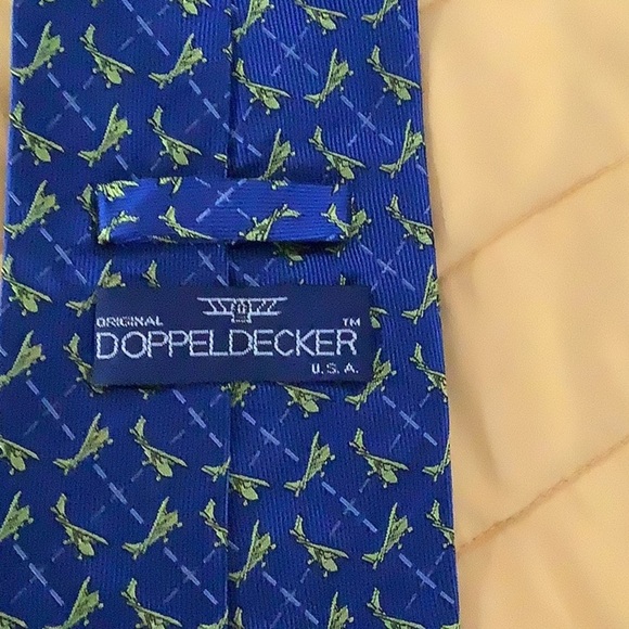 Original Doppeldecker Men Blue Tie